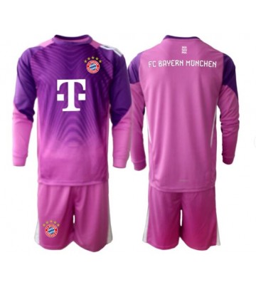 Bayern Munich Målvakt Replika Tredje Tröja Barn 2025-26 Långärmad (+ Korta byxor)